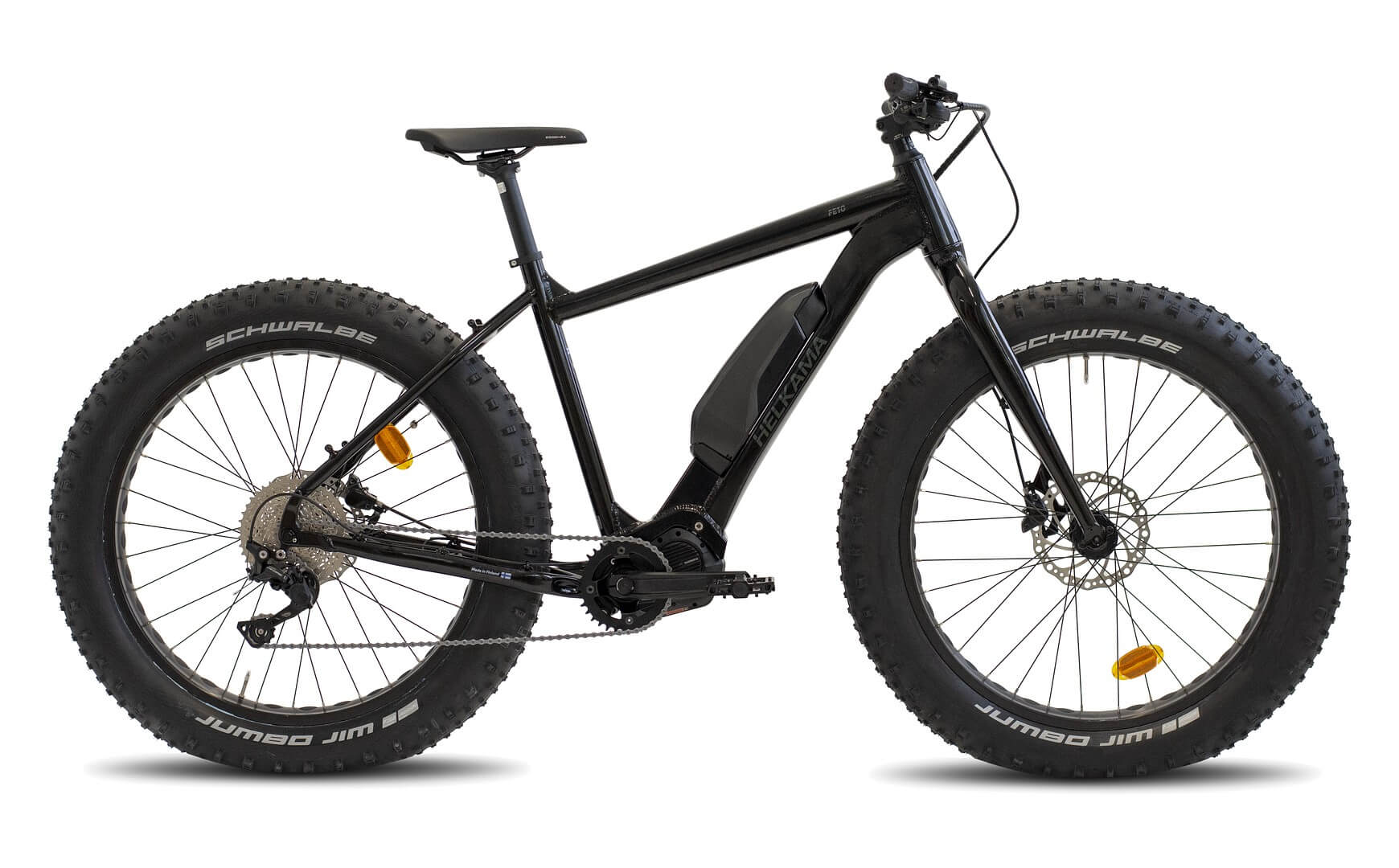 Musta Helkama FE10 sähköfatbike